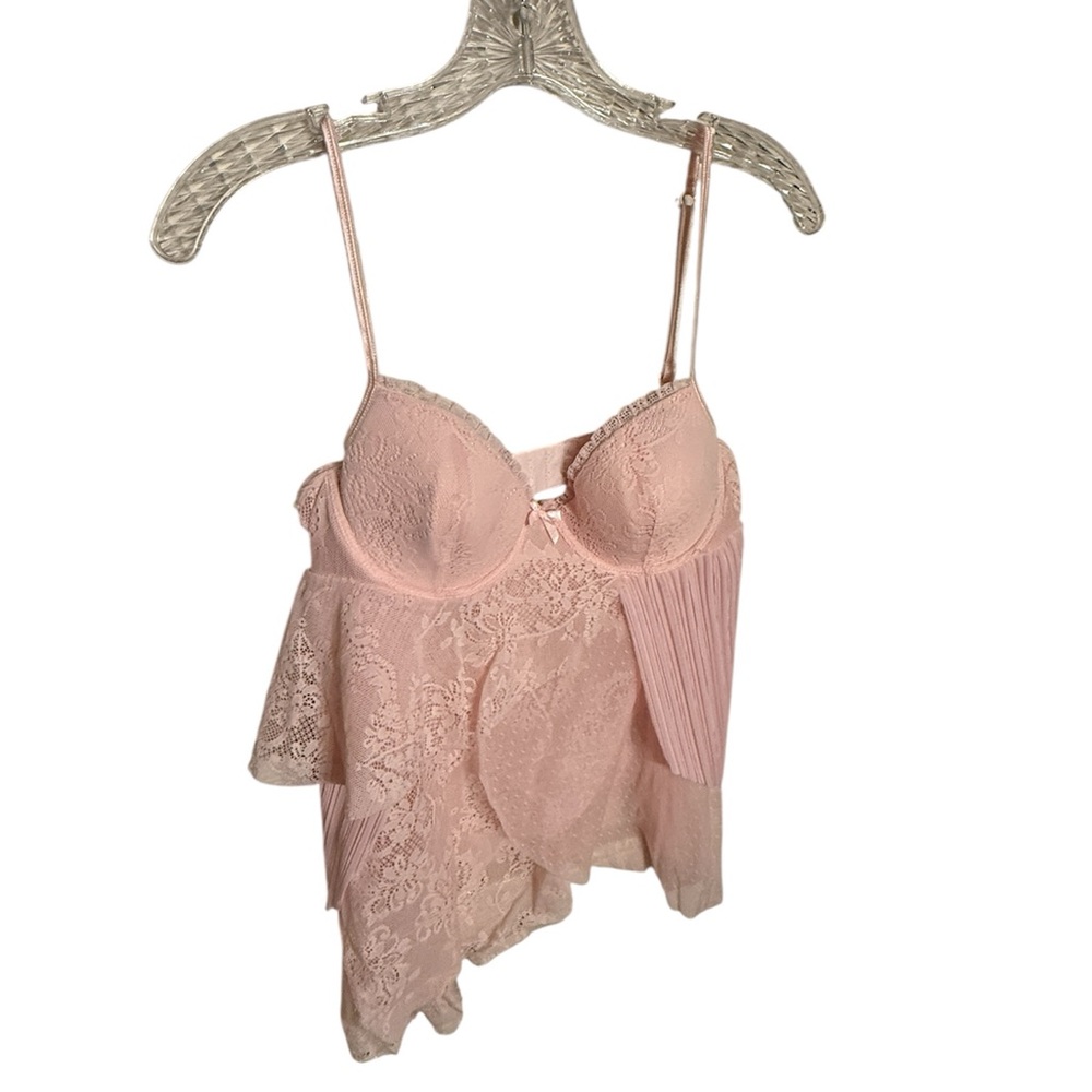 NWOT Victoria's Secret Pink Lace Chemise 34B